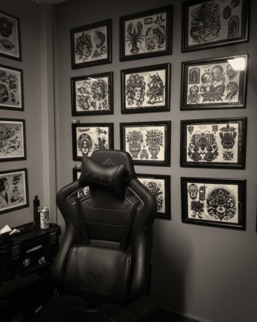 Pared de flash tattoo en Stigma